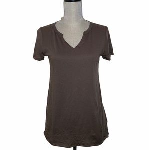 PROJECT SOCIAL T Split Neck Shirt NWT S